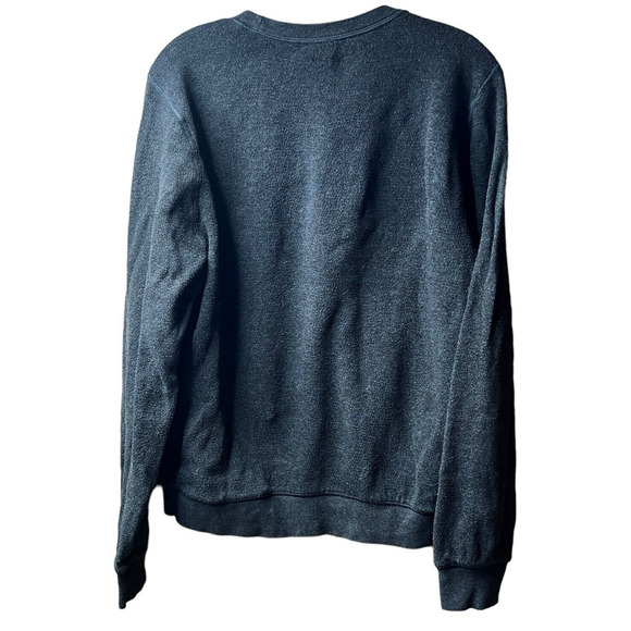 Nike Pullover Sweatshirt SMALL Standard Fit Sweater Dark Gray Swoosh Long Sleeve - Picture 5 of 12